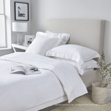 Großhandel Günstige Weiß 100 Baumwolle Plain King Size Bettbezug Set Bettwäsche Set
